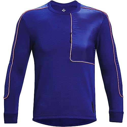 Under Armour vêtements de course Anywhere V2 maillot manches longues homme bleu