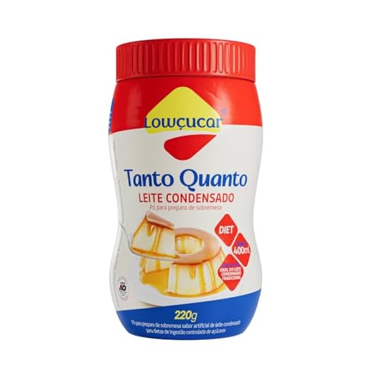 Leite Condensado Lowçucar 220g: Sabor tão irresistível quanto a versão tradicional, mas com menos açúcar para uma opção mais saudável