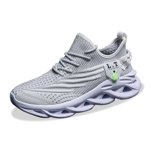 Image of Mens Running Shoes Gym Slip on Sneakers Non Slip Walking Tennis Sports Work Athletic Workout Casual Lightweight Breathable Fashion