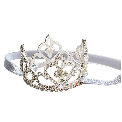 Elesa Miracle Baby Girl Infant Toddler Crystal Crown Tiara Headband Baby Photography Headband Props #TOP3