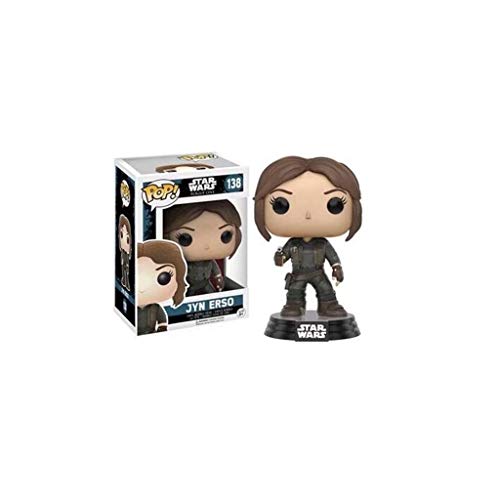 C S Jyn Erso x POP! Star War Movie Style Exquisite Collectible Figure, Multicolor - 3.9Inch
