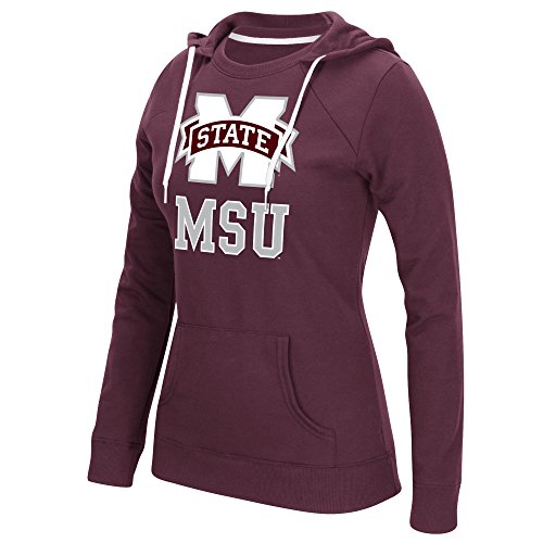 NCAA Women's Large Back Vertical Fleece Crewdie Top
