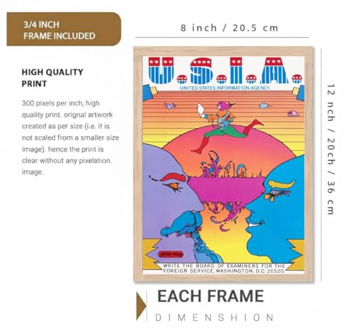 Image of BLINKART Landscape Aesthetic Modern Art Walls With Frame | Natural Wood Texture | Living Room Bedroom Office Wall Decoration | Poster Home Decor Frames Wall Bedroom | 12x8 Inches (D375)
