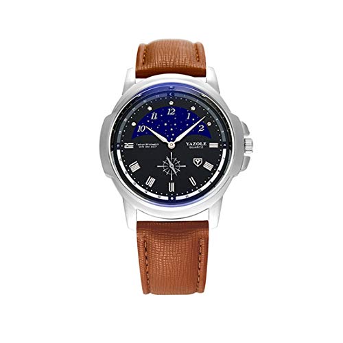 Montre homme LULI Design mode business et bracelet cuir élégant
