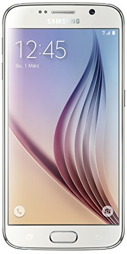 Samsung Galaxy S6 - Smartphone Libre Android (Pantalla 5.1', cámara 16 MP, 32 GB, 3 GB RAM), Blanco (Importado)