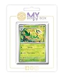 Chaque coffret Ultraboost / Myboost contient la carte principale mise en avant de sa fiche produit + 9 cartes Pokémon supplémentaires.