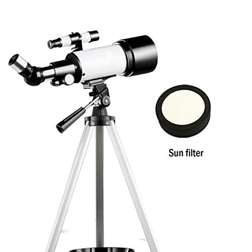 Telescopio refractor portátil YXCKG con trípode de aluminio miniatura 2