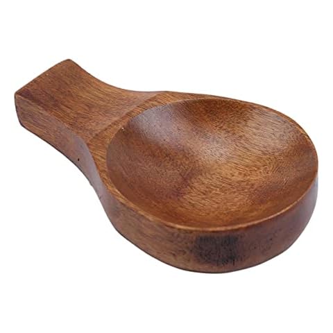 QIANBI Wooden Sauce Dip Bowls Serving Dish Multifunction Chopstick Rest Tomato Sauce Salt Vinegar Sugar Flavor Spices Dip Container Cover