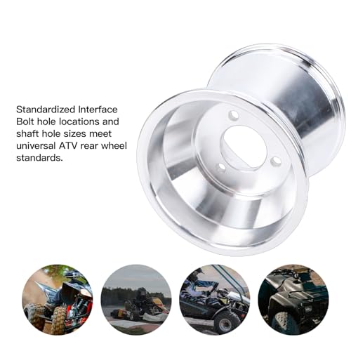 POCREATION Aluminum Alloy Go Kart Wheel Rim