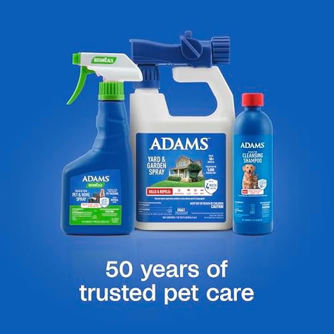 ADAMS Plus Flea & Tick Shampoo with Precor IGR for Cats, Kittens, Dogs & Puppies Over 12 Weeks of Age, Sensitive Skin Flea Treatment, Kills Adult Fleas, Flea Eggs, Ticks, and Lice, 12 Ounces-ubEQXLoP