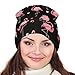 Men Women Fashion Winter Beanie Hat, Pink Love Heart Flamingo Unisex Adult Cuffed Skull Cap Casual Warm Knit Hats