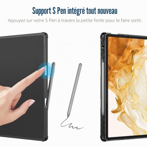 Etui Samsung Galaxy Tab S7 Plus Pochette Protection Veille Auto - 5