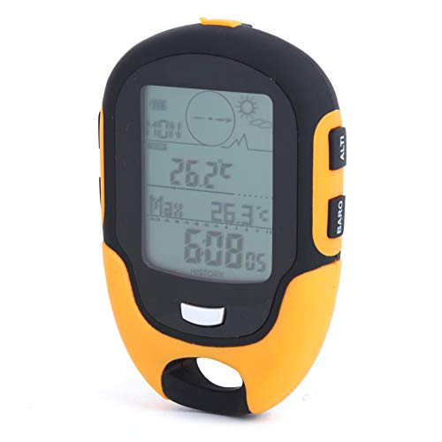 GPS Electronic Altimeter, FR510 ABS IPX4 Outdoor NavigationAltitude MeterTemperature Humidity CompassWeatherTrend IndicatorAltitude measurementBarometer