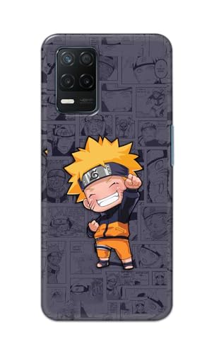 Image of PRINTFIDAA Plastic Printed Hard Back Cover Case For Realme 8 5G | Realme 8S 5G | Realme Narzo 30 5G | Realme 9 5G Back Cover (Famous Anime Cartoon Character) -112, Multicolor