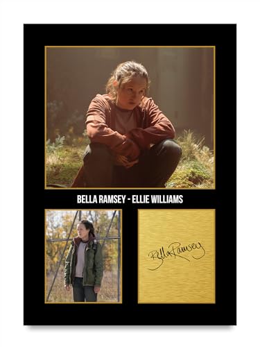 Bild: HWC Trading Bella Ramsey The Last of Us Ellie Williams Geschenke Gedrucktes Signiertes Autogramm Foto f�r Fans von Fernsehshows - A4 Nur Druck (ID-005839) f�r 11,99 EUR bei amazon.de