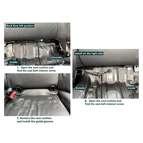 Moniss Substituição Do Kit De Montagem Da Âncora Do Assento Infantil Do Carro Para H-Onda Civic Ciim