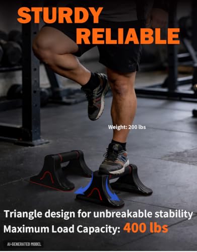 Fitarc Push Up Bars, Non Slip Push Up Handles, Push Up Stand for Home Gym, Strength Training Pushup Stands Workout Equipment for Men and Women - Image 4
