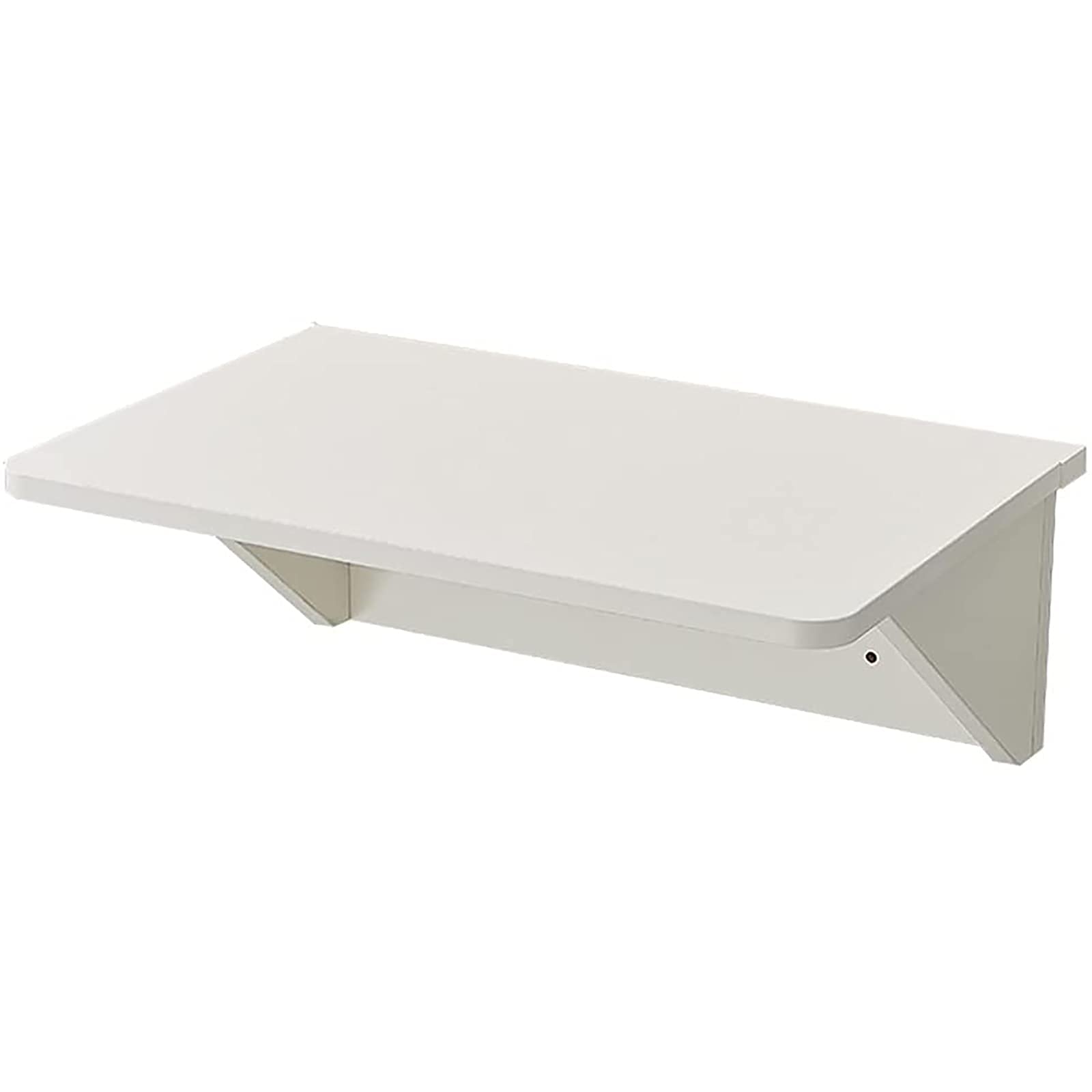 Table pliante murale en bois pour coin bureau de petit espace