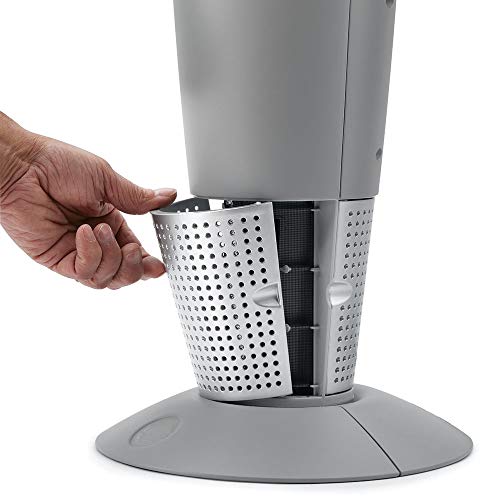 Lasko 6462 Full Circle Warmth Portable Electric 1500 Watt Oscillating Ceramic Tower Heater With Remote And Adjustable Thermostat, 2 Pack #TOP3