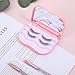 FdcLixuvol Eyelash Storage Case, 3 Layer Lash Case Makeup Storage Box with Makeup Mirror Empty Travel Cases Cosmetic Organizer Box Fake Eyelash Container Lash Packaging (Pink)