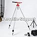 Juqrelith Surveying Prism Pole Tripod, Aluminum Alloy Retractable Centering Rod Clamp, 75-120cm Height - Lightweight Durable Build, Stable Thickened Design for Accurate Measurements