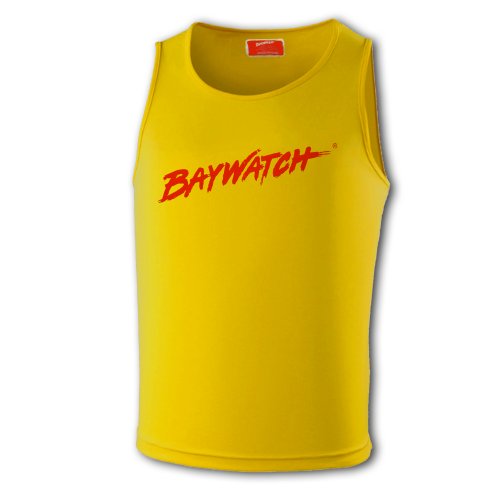 Lifeguardgear - Camiseta de tirantes - Sin mangas - para hombre amarillo amarillo xx-large