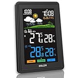 technoline digitale funk-wetterstation mit funkuhr und außensensor Dimmbare Beleuchtung: Die Funk Wetterstation mit Farbdisplay lässt sich mit Netzkabel(im Lieferumfang) oder Batterien betrieben. Bei Stromkabelbetrieb beleuchtet das Display dauerhaft und in 4 Stufen(100%, 50%, 10%, 3%) dimmbar. Die Beleuchtung lässt sich auch total ausschalten. Bei Batteriebetrieb beleuchtet das Display 15 Sekunde(undimmbar) nachdem man den obere Taste zu drücken.