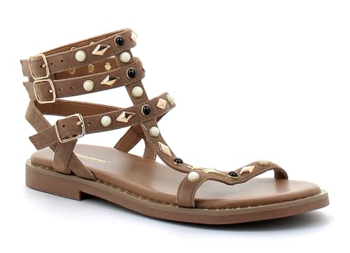 Nu-Pieds Les Tropeziennes Corika en cuir l'esprit des vacances à vos pieds