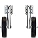 Seangles Inflatable Boat Wheel Launch Kit Transom Stainless Steel Launching Wheels and Tires (6
