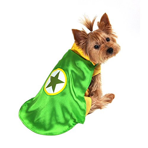 Anit Accessories AP1091-XS Superhero Dog Costume, Green