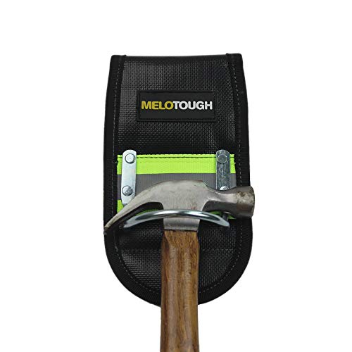 Image of MELOTOUGH Tool Belt Holder Tool Belt Hook Drill Bit Tote Hammer Holder | Multi-Function Tool Belt Hook, Tape Measure Clip, Drill Bit Tote, Hammer Loop, Fits Cordless Drills & Power Tools