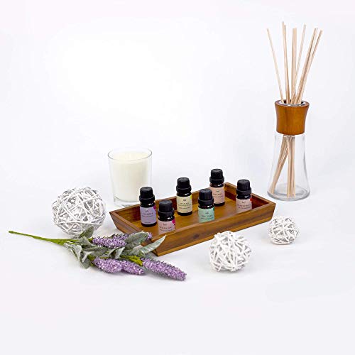 Littlehippo Set Of 6 Premium 100% Pure Essential Oils 10Ml Specially Formulated For Kids/Children For Use With Wispi (Lavender, Tea Tree, Geranium, Roman Chamomile, Grapefruit, Orange) #TOP1