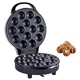 Máquina Para Hacer Takoyaki, Molde Para Hornear Eléctrico de Pulpo de 14 Orificios, Molde Para Cocinar Pasteles, Revestimiento Antiadherente y Luz Indicadora Led, Mini Fabricante de Bolas de Pulpo