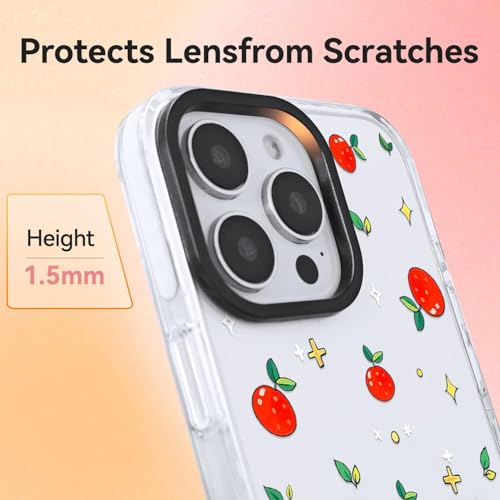ChiCsFleur for iPhone 17 Case, TPU Phone case with Camera Protection for Women Girls Teens - Capybara Orange Fruit Sparkle Artsy Fun Kawaii Animal Y2K Sorority Aesthetic Unique by ChiCs-Fleur - Used condition - Image 2