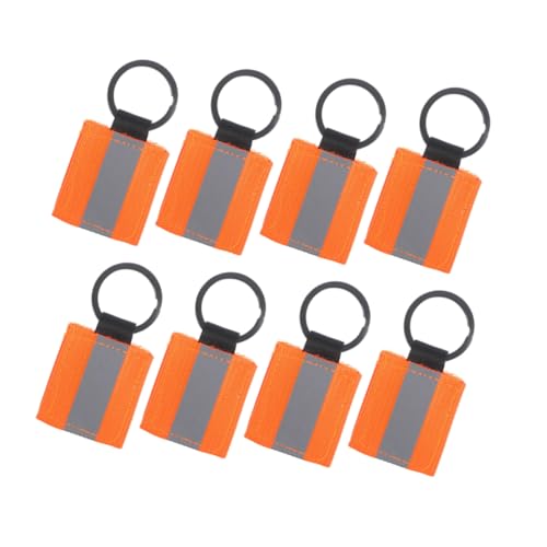 BRIGHTFUFU Reflective Keychain Tag High Visibility Gear for Backpacks Bags Purses