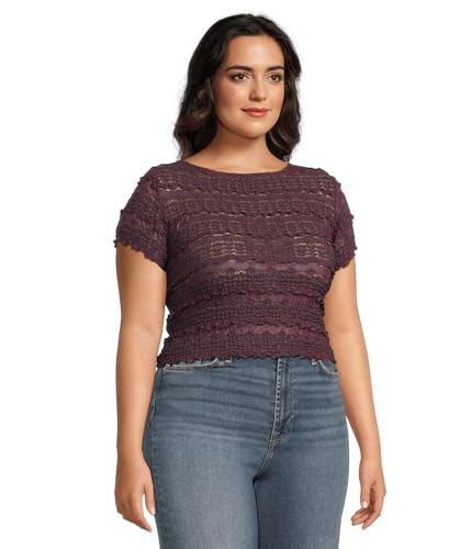 Free People Women's Angelina Lace Tee2