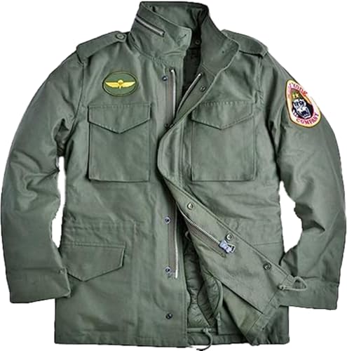 Travis M65 Taxi Driver Military Olive Green Cotton Jacket