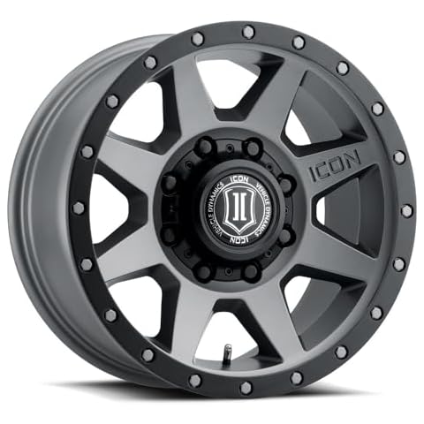ICON Alloys Rebound HD, Titanium, 17 x 8.5/8 x 6.5, 13mm Offset, 5.25" BS, 1817858052TT Cover