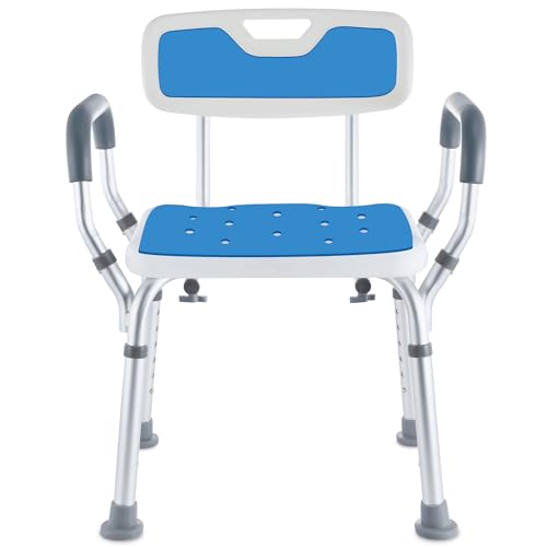 Safe Age Douchestoel met afneembare rugleuning en armleuningen