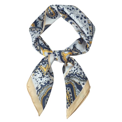 Scarves for Women Lightweight Like Satin Silk Neck Scarf Headscarf for Hair Wrapping Bandana Square for Handbags
