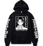 Haicos Attack On Titan Hoodie Ackerman Levi Sweatshirt Cosplay Costume Unisex Hooded Pullover...