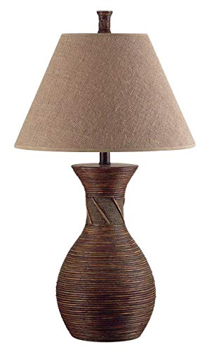 Kenroy Home 20390NR Santiago Table Lamps, Large, Natural Reed