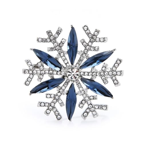 Broche strass flocon de neige le cadeau idéal pour accessoire de costume mixte