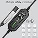 Level 2 & Level 1 EV Charger for Tesla Mobile Charging,16A,ETL Certified with 25ft Extension Cable,NACS Connector,NEMA 6-20P to 5-15P Adapter,Electric Car EV Charger for Tesla Model Y/X/3/S