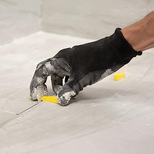 QEP LASH Tile Leveling System, Part A, Clips for 1/16" Grout (300 Pack), White - Image 4