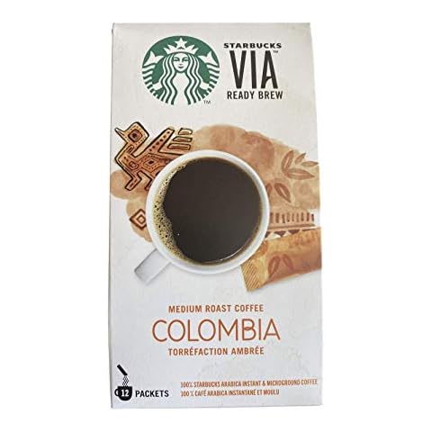 Starbucks Via kolumbianische Röstung 12 Beutel Cover