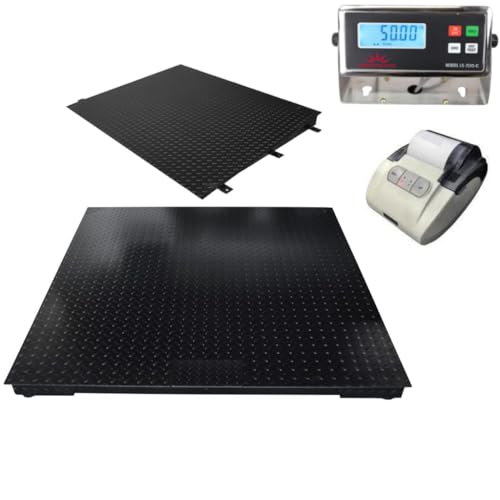 Báscula industrial Liberty 48" x 48" con impresora y rampa miniatura 1
