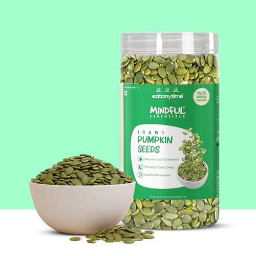 Image of Eat Anytime Pumpkin Seeds 500 g | Source of Magnesium, Fibre & Protein | 100% Natural | Seeds for Weight Management