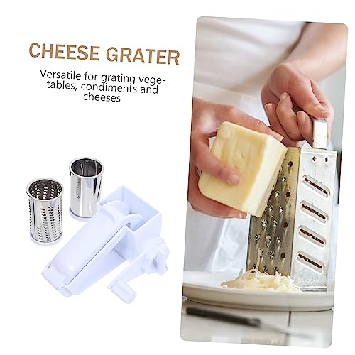 Rallador manual de queso con manivela acero inoxidable miniatura 4
