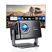Beamer 4K mit VIDAA OS [2500 ANSI |56W Dolby Audio] FHD 1080P Outdoor Beamer Vollautomatische Einrichtung Sprachsteuerung 2-Wege Bluetooth 5.4 WiFi6 AirPlay 2 HomeKit 225°Drehung für Decken Heimkino